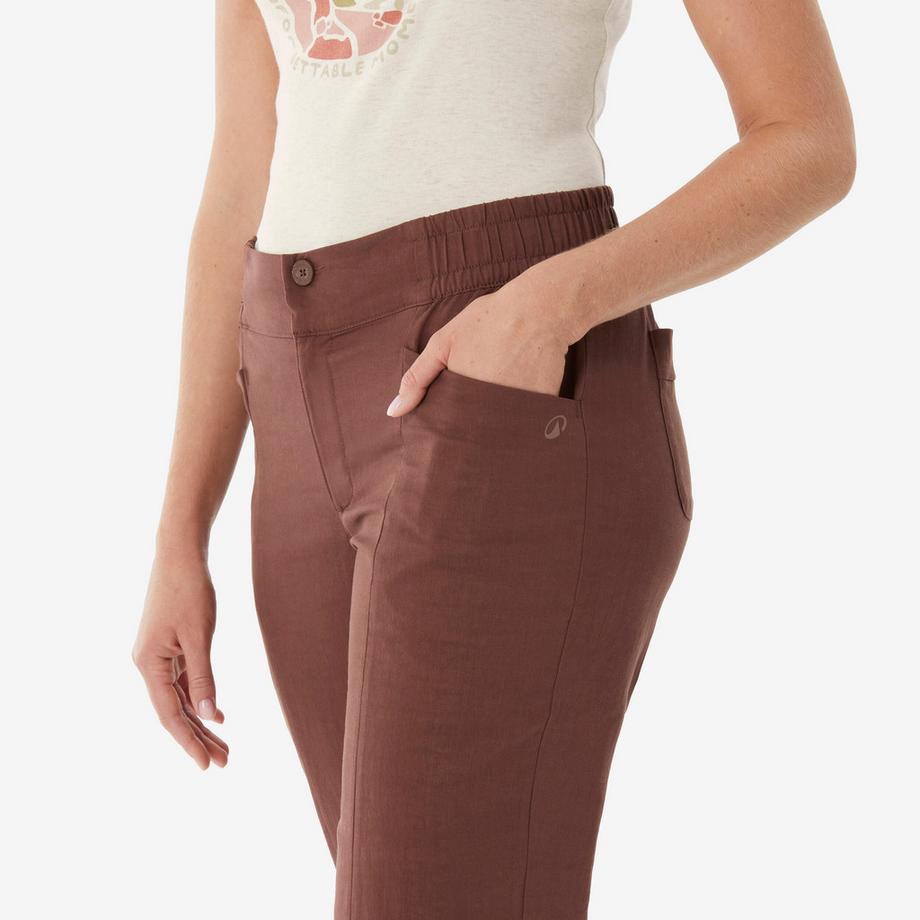 QUECHUA  Wanderhose aus Leinen NH500 