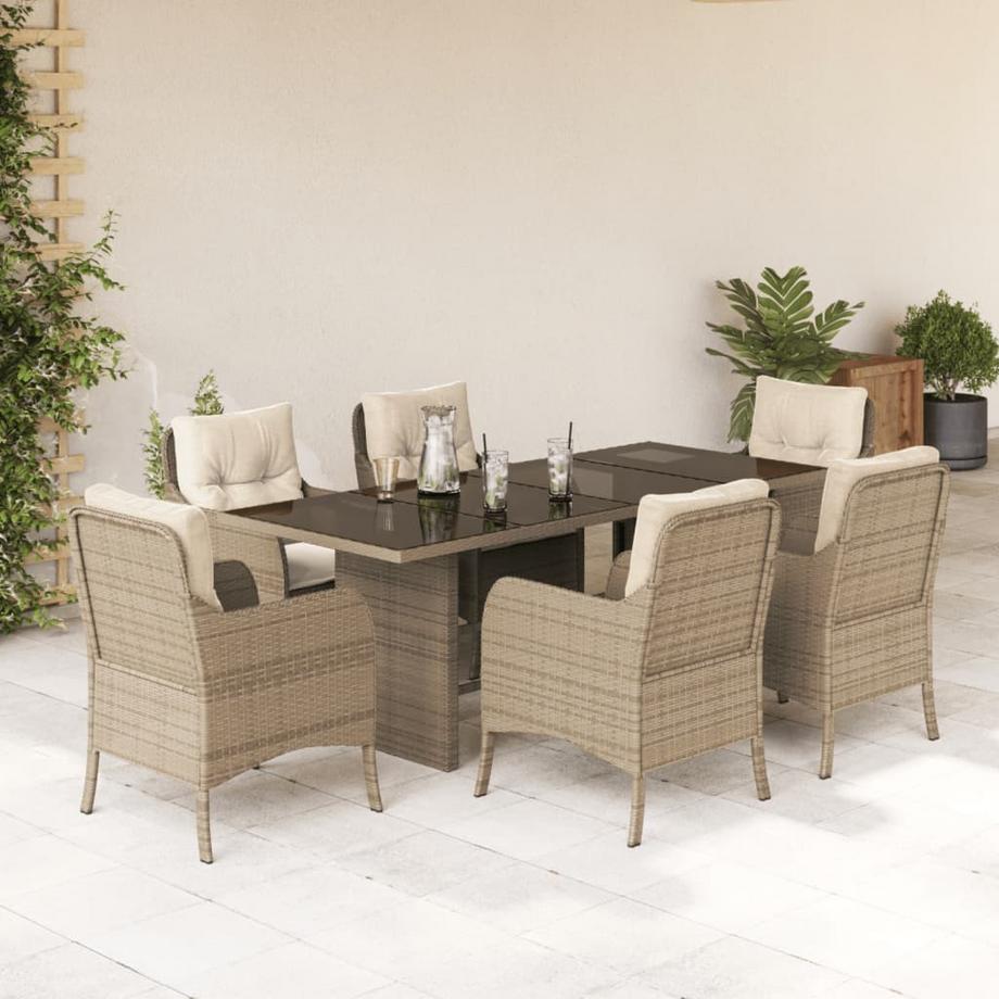 VidaXL Garten essgruppe poly-rattan  
