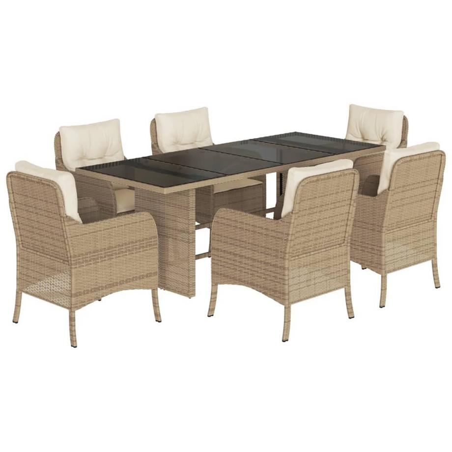 Garten essgruppe poly-rattan