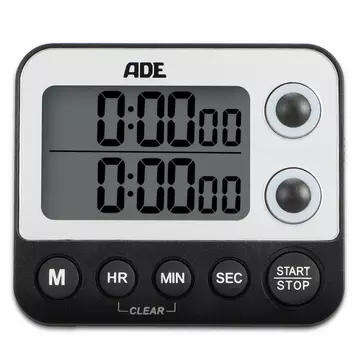 ADE TD2100-1 Küchen-Timer Digitaler Küchentimer Schwarz, Weiß