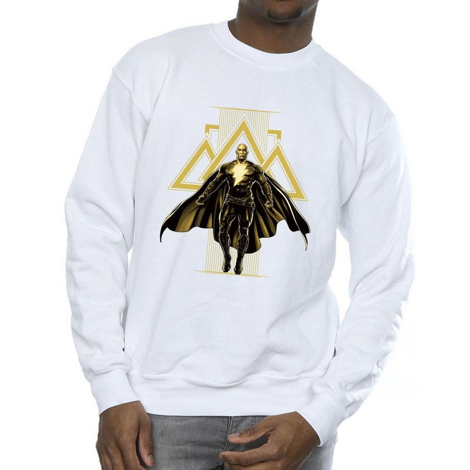DC COMICS Black Adam Goldenes Symbol Sweatshirt  