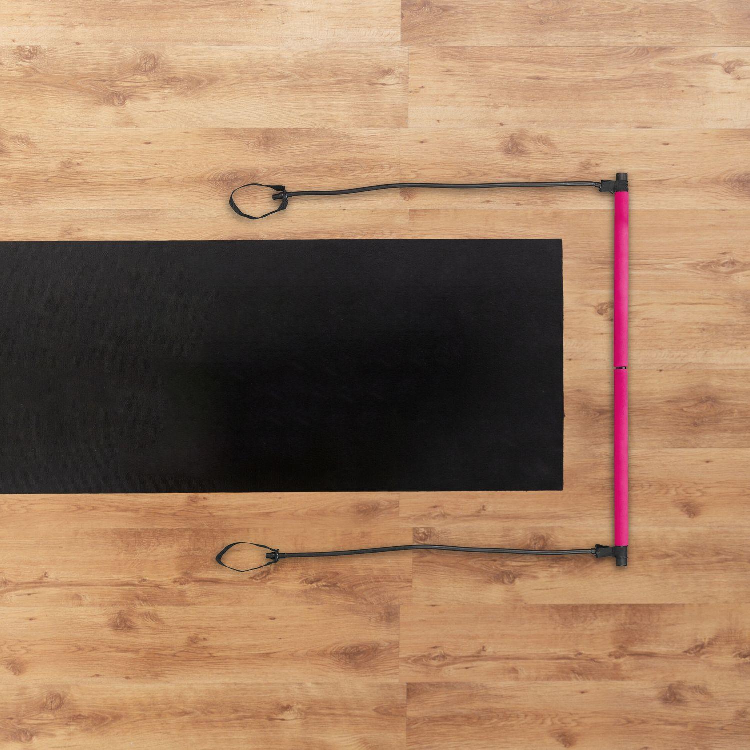 Northix  Pilatesstange mit Widerstandsband 