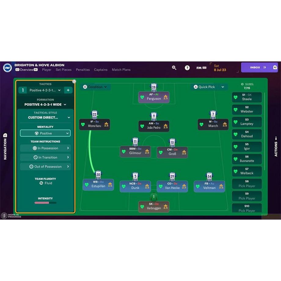 SEGA  Football Manager 2024 Console 