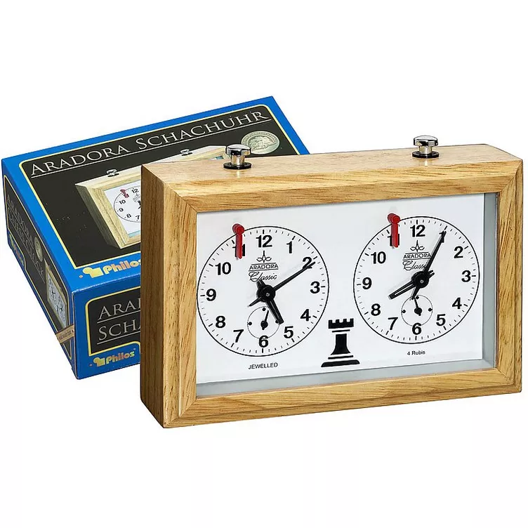 Philos Spiele Aradora Schachuhr Mechanischonline kaufen MANOR