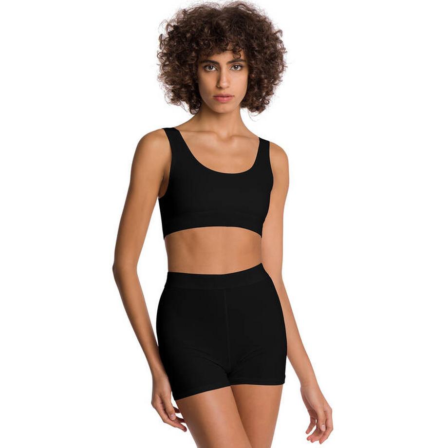 Wolford Beauty Cotton Ribbed Bike Short  