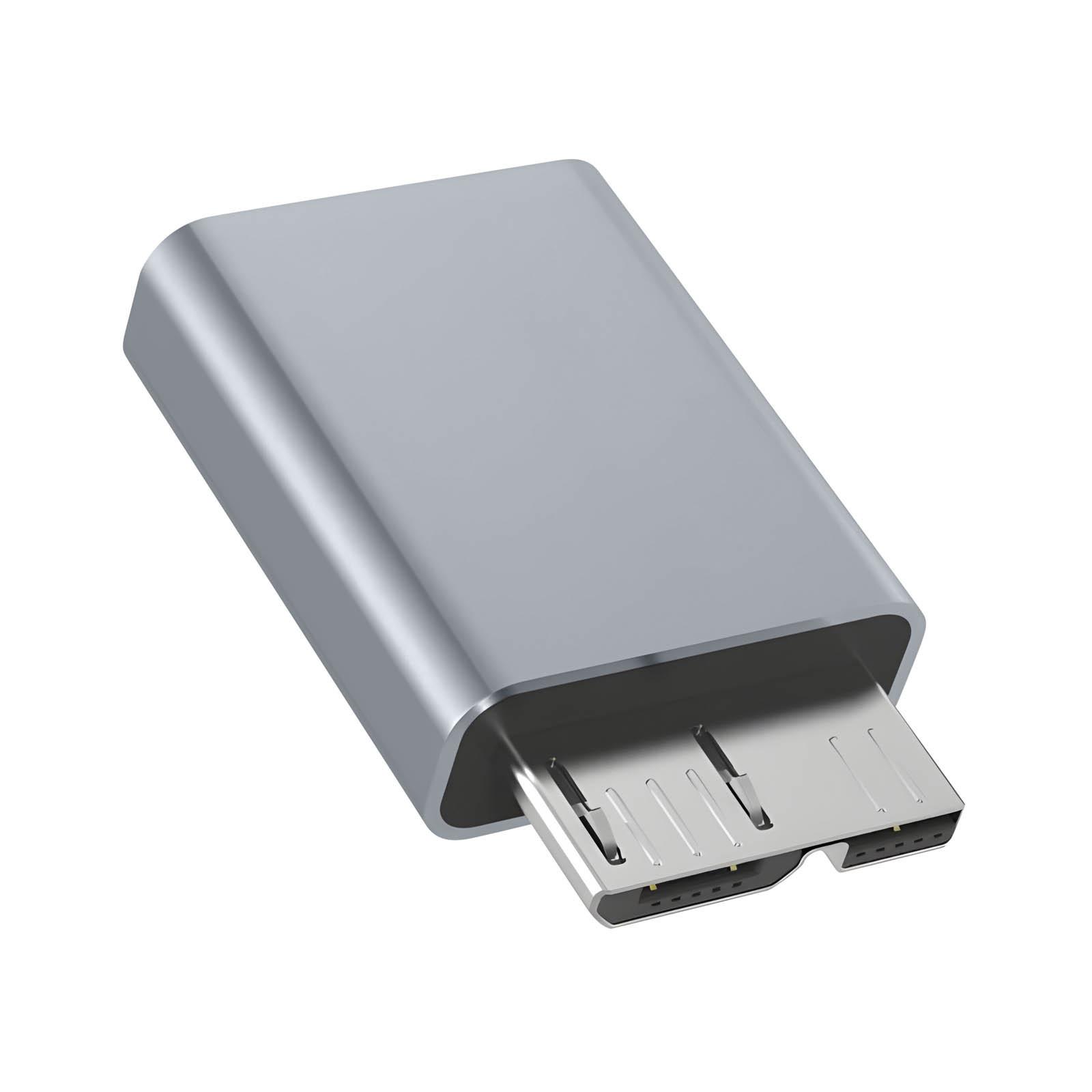 Avizar  USB-C / Micro B Adapter Grau 