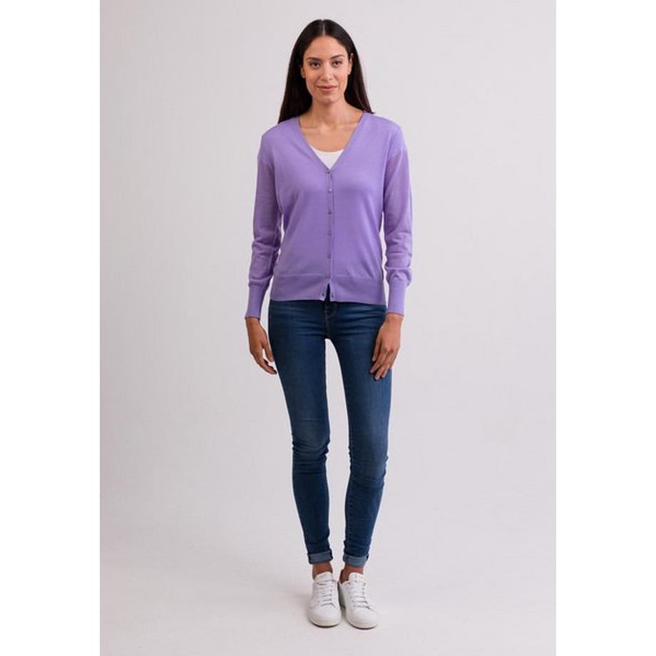 CASH-MERE.CH Kaschmir V-Ausschnitt Cardigan  