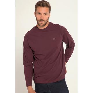 JP1880  Maglia basic a maniche lunghe rosso vino scuro 