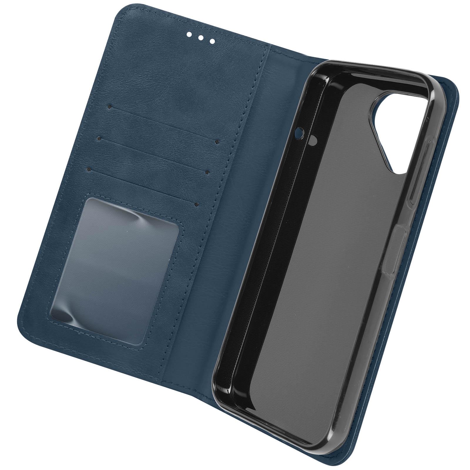 Avizar  Étui Fairphone 5 Motif Damier Bleu nuit 