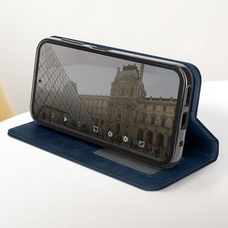 Avizar  Étui Fairphone 5 Motif Damier Bleu nuit 