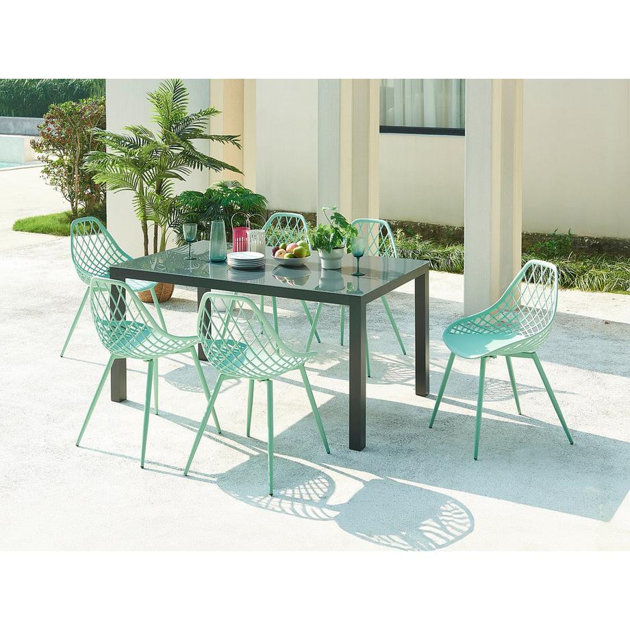 Vente-unique Gartenstuhl MALAGA  