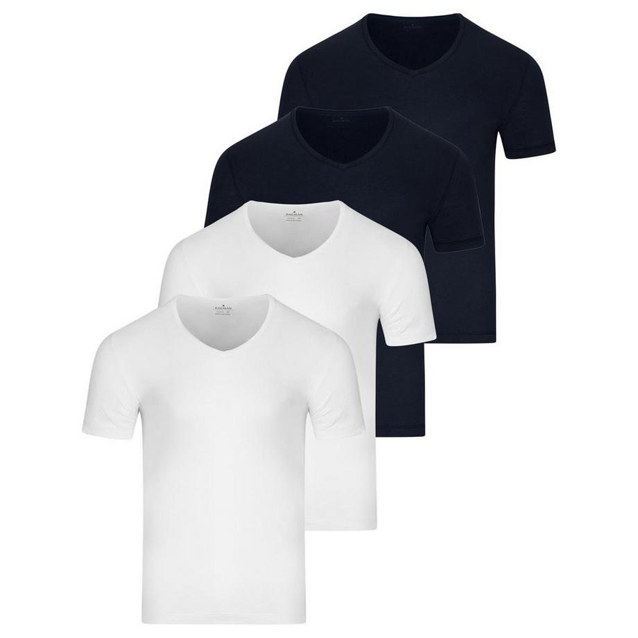 4er Pack Basic - Unterhemd / Shirt Kurzarm