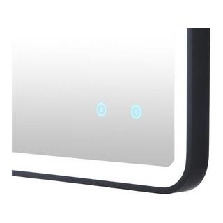 Vente-unique Specchio per bagno illuminato rettangolare e antiappannante 50 x 80 cm - LIMORICO  