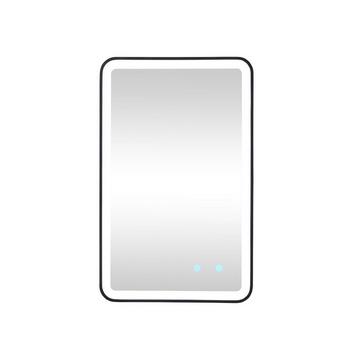 Specchio per bagno illuminato rettangolare e antiappannante 50 x 80 cm - LIMORICO