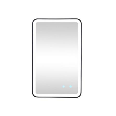 Vente-unique Badezimmerspiegel rechteckig mit Beleuchtung beschlagfrei - 50 x 80 cm - LIMORICO  