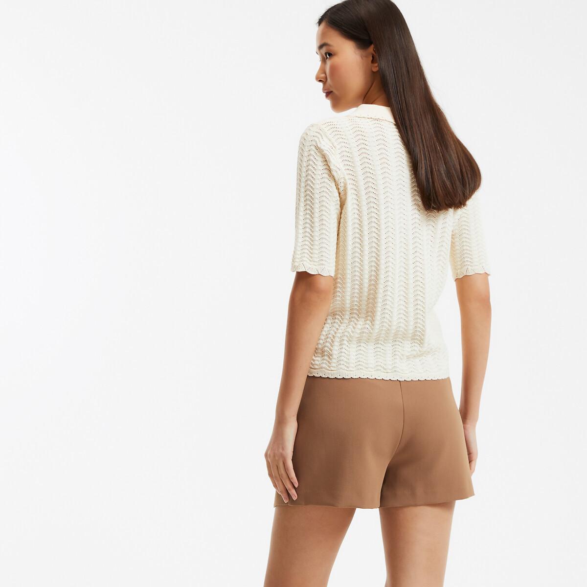 La Redoute Collections Pullover con Collo Polo  