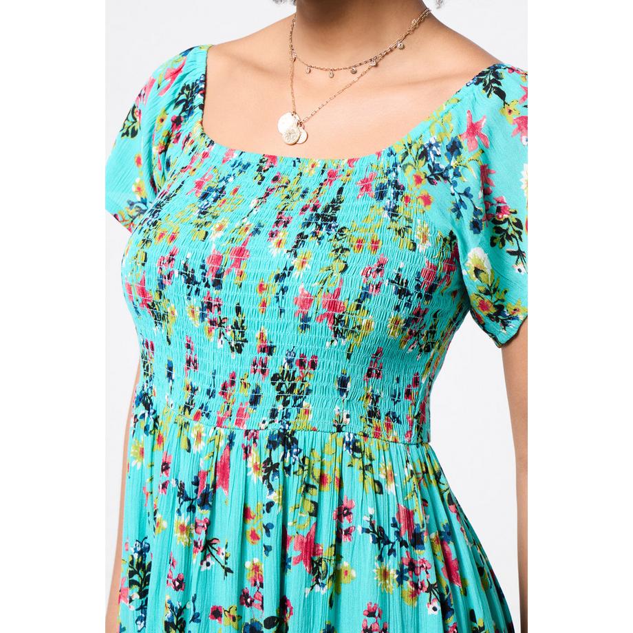 Joe Browns Abito Maxi Crinkle con Stampa Floreale Ditsy  