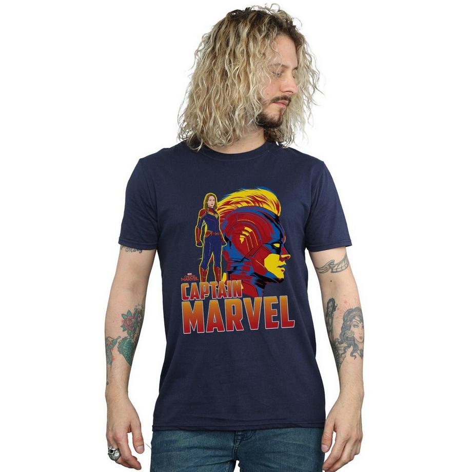 MARVEL Captain Grafikdruck T-Shirt  