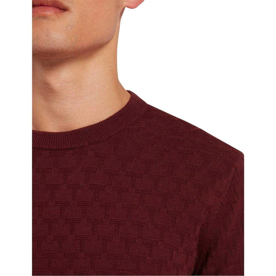 TED BAKER  Maglione Cucitura Lavorato A Maglia Girocollo 