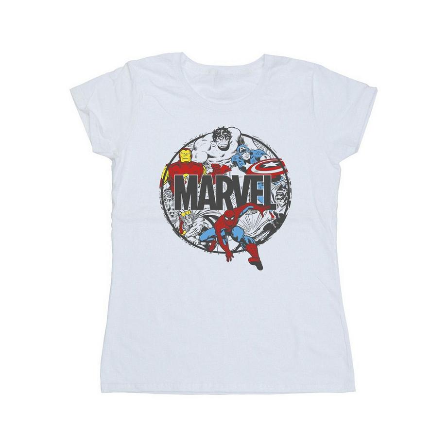 MARVEL Character Circle T-Shirt  