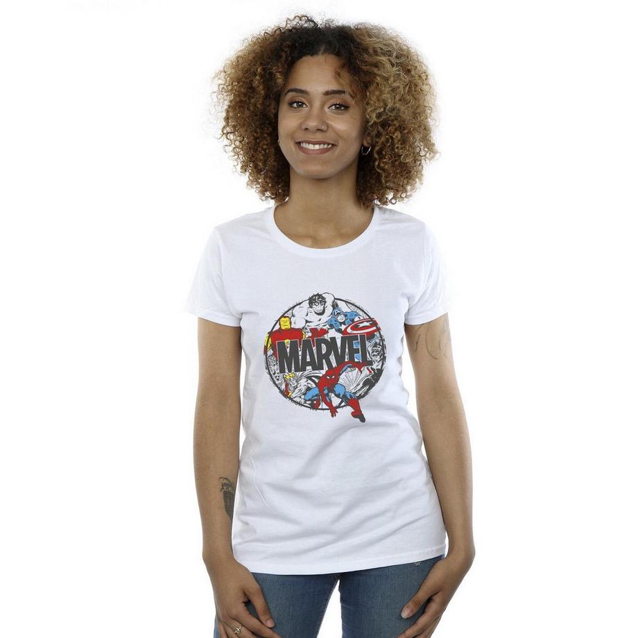 MARVEL Character Circle T-Shirt  