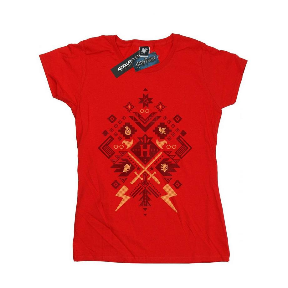 Harry Potter Aztec Print Kurzarm T-Shirt  
