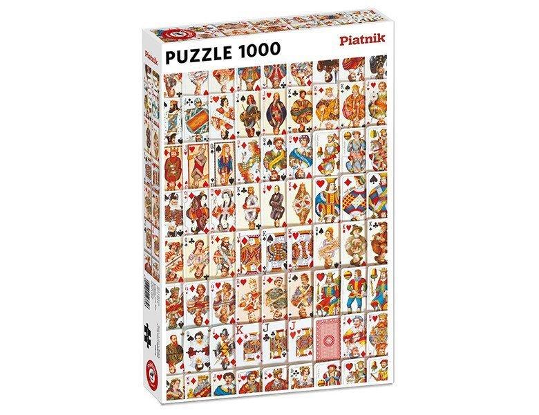 Piatnik  Puzzle Spielkarten (1000Teile) 