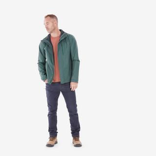 QUECHUA NH500 Imper Herren Wasserdichte Wanderjacke  