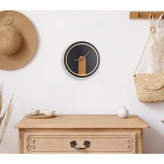 mutoni Orologio da parete Sussy metallo nero opaco LED 31  