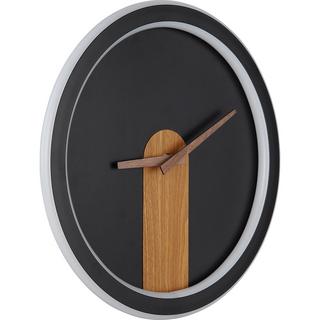 mutoni Orologio da parete Sussy metallo nero opaco LED 31  