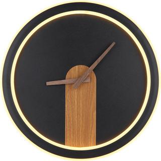 mutoni Orologio da parete Sussy metallo nero opaco LED 31  