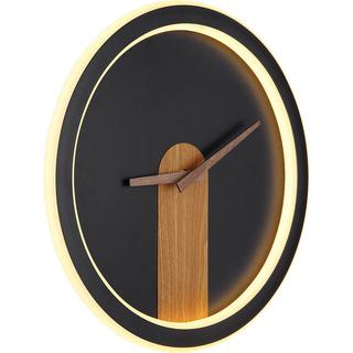 mutoni Orologio da parete Sussy metallo nero opaco LED 31  