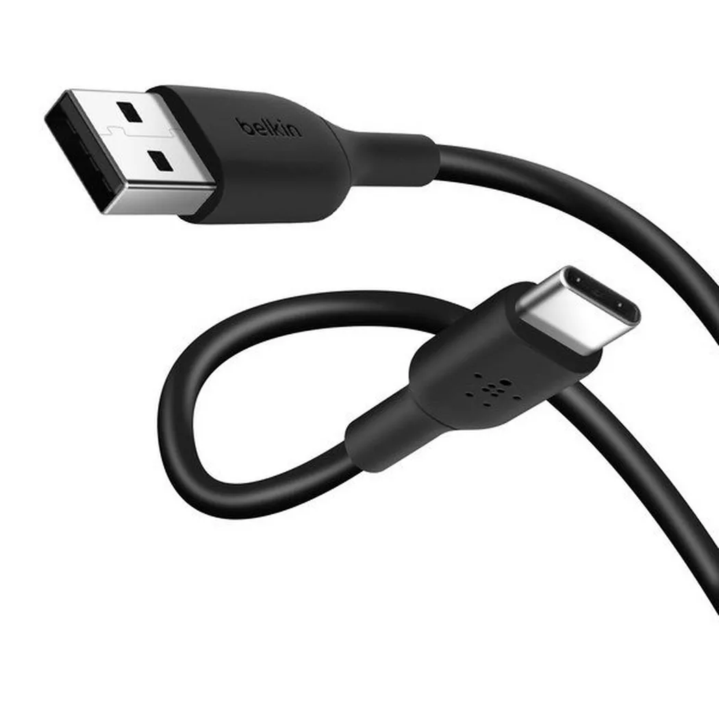 Belkin BoostCharge 1 m USB-C/USB-A Kabel, schwarz