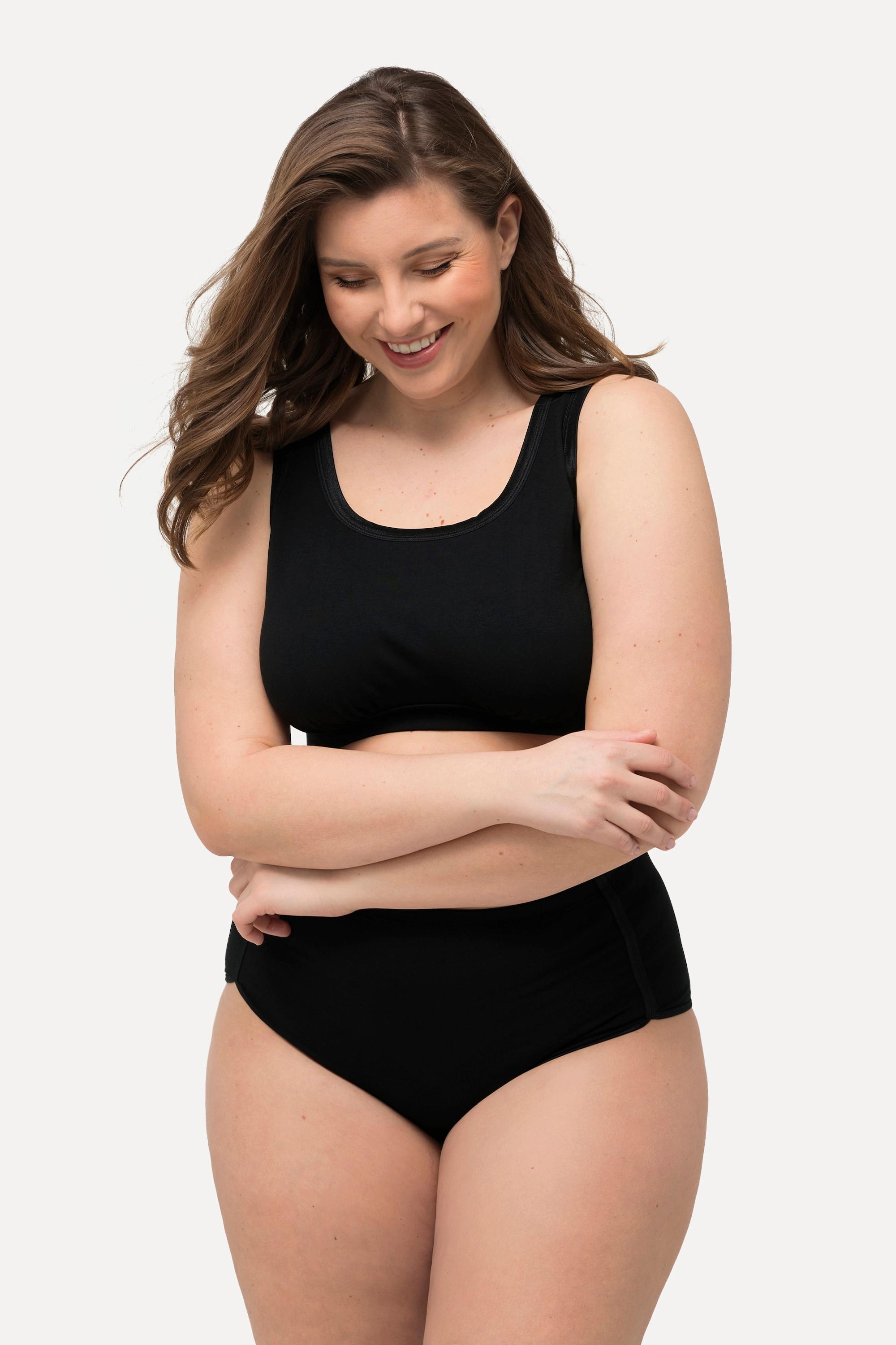 Ulla Popken Bustier Jersey Girocollo Senza Ferretto  