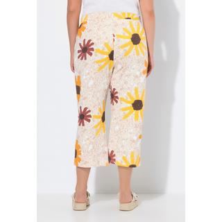 Ulla Popken Jersey Culotte Sonnenblumen Komfortbund  