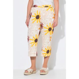 Ulla Popken Jersey Culotte Sonnenblumen Komfortbund  