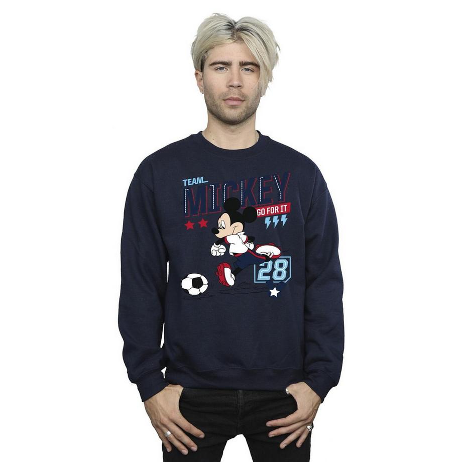 Disney Team Mickey Football Sweatshirt  
