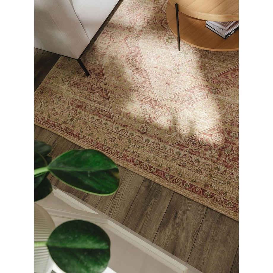 Benuta Tapis tissé à plat Frencie Rose  