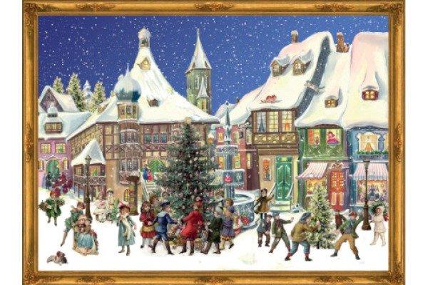 SELLMER SELLMER Adventskalender RS784 Bergdorf 35,5x26,5cm  