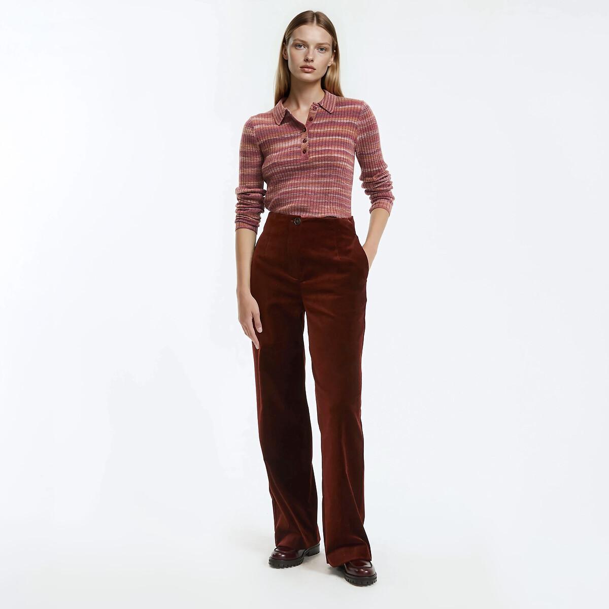 La Redoute Collections Pantalon Large Velours  