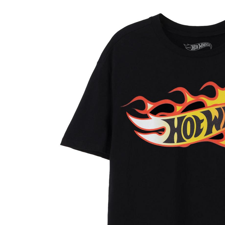 Hot Wheels Hot Wheels Flammen Logo Kurzarm T-Shirt  