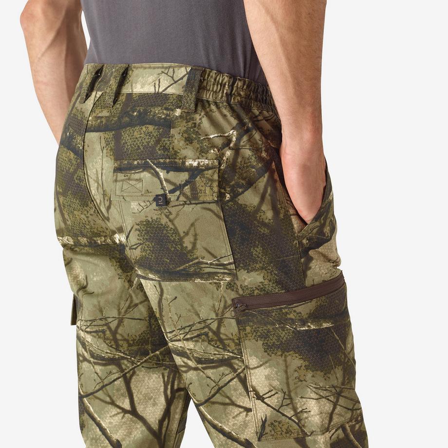 SOLOGNAC  Intimo sportivo traspirante silenzioso camouflage cotone 