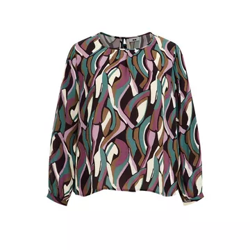 Chemisier À Motif Femme - Curve