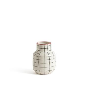 Vase en céramique à carreaux H14