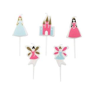 RICO-Design Kerze Set Prinzessin, 5 Stück  