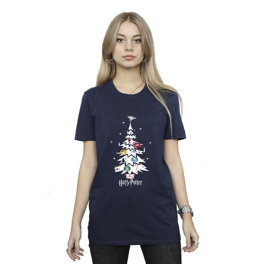 Harry Potter Weihnachtsbaum Grafik T-Shirt  