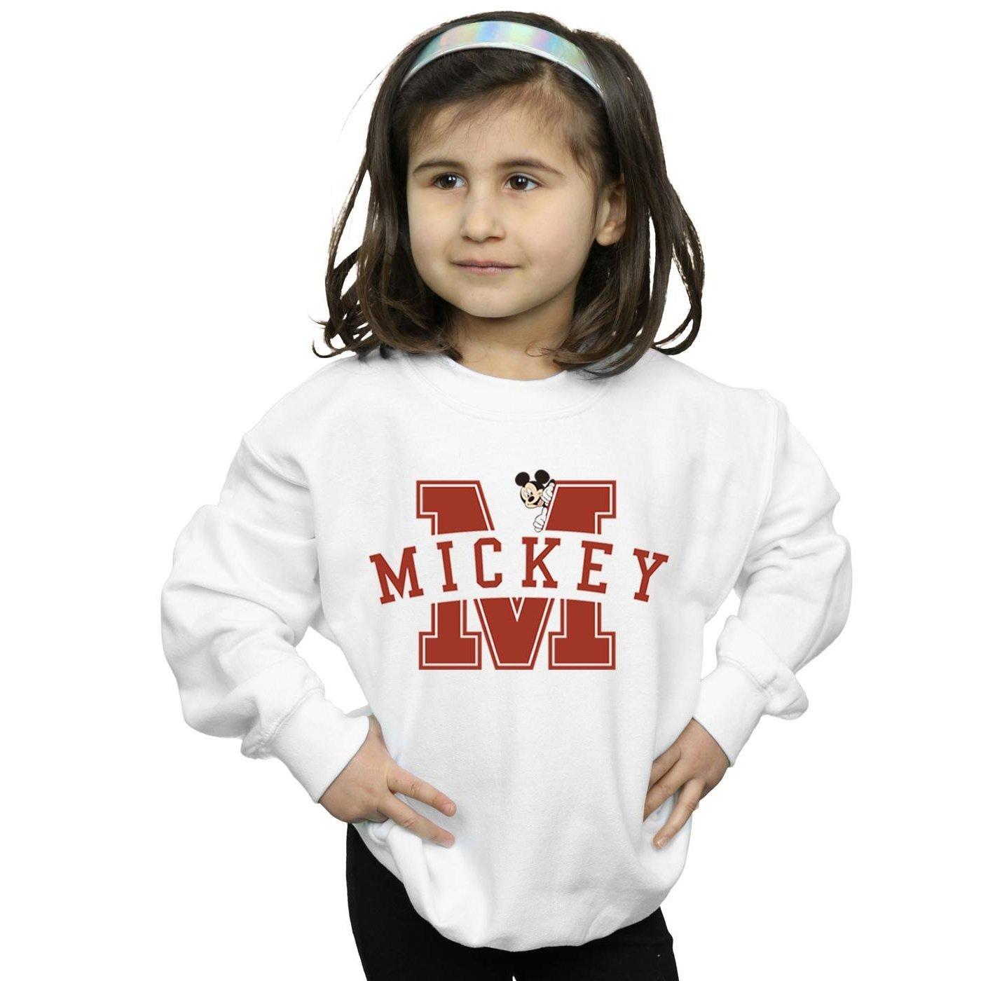 Disney  Mickey Mouse Letter Peak Sweatshirt 
