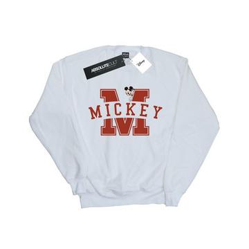 Mickey Mouse Letter Peak Sweatshirt