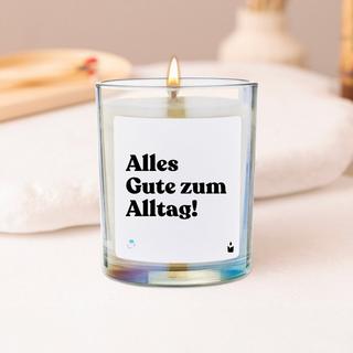 CandleHand Duftkerze Woody Alles Gute zum Alltag!  