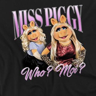 The Muppets Miss Piggy Who Me T-Shirt Maniche Lunghe  